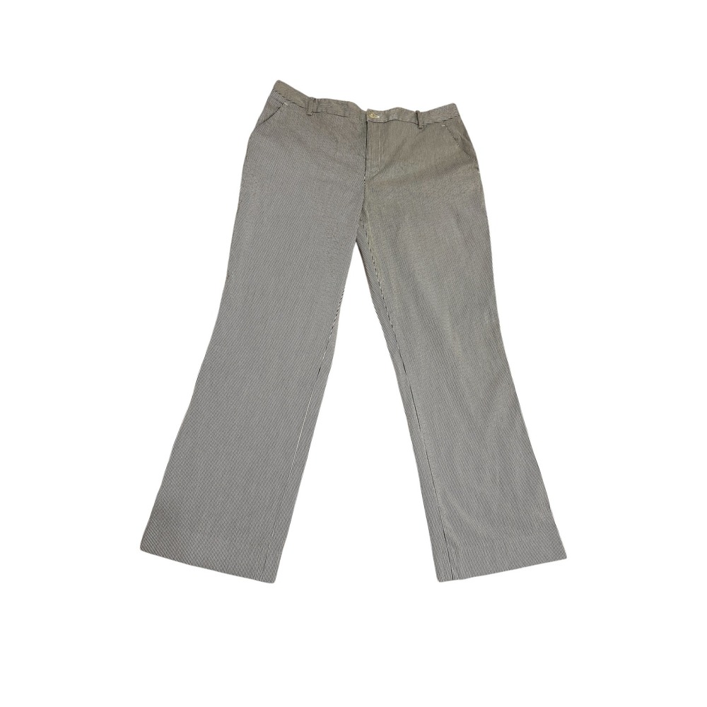 Lauren Ralph Lauren 14 Trouser women Pants blue white stripe summer‎ preppy